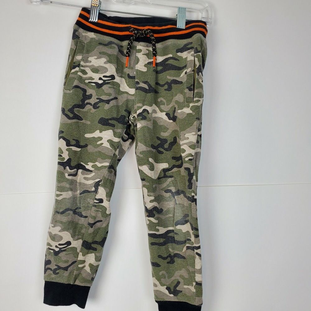 Epic Threads Boys Camouflage Cotton Sweatpants Size 5 Pull On